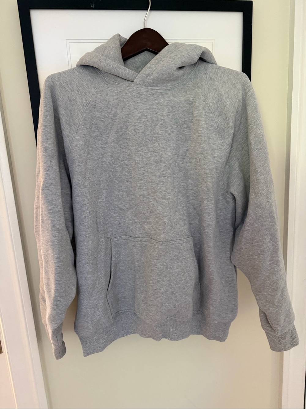 Aritzia cozy sweatfleece mega raglan hoodie